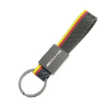 Mercedes Benz AMG Carbon Leather Car Key Chain Holder Keyring Pandant
