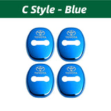 4pcs/set Toyota Stainless Steel Car Door Lock Cover Protection