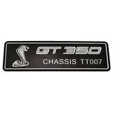 Ford GT350 GT500 Shelby Aluminum Alloy Car Sticker Nameplate Emblem Badge Decal
