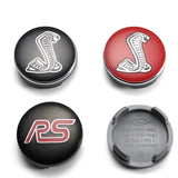 4pcs/set 54/55/59/66/68mm Ford RS Car Wheel Center Hub Caps Hub Covers