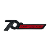 ABS Car Side Rear Trunk Emblem Sticker Decals for Land Cruiser 70th Anniversary LC300 LC200 FJ200 2016-2022 Accessories