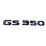 For GS300 GS350 GS430 GS460 Shinny Black Silver Car Styling Sticker Fender Body Trunk Emblem Auto Unique Decal Accessories