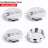 60/83mm 4pcs Car Wheel Center Cover for GMC Logo Sierra Yukon Savana Terrain Acadia Canyon Envoy Safari Car Hub Caps Accessories