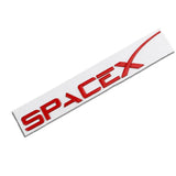 Tesla SpaceX Logo ABS Car Rear Sticker Emblem Badge Decal