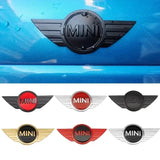 Metal Car Front Hood Cover Sticker for Mini COOPER Logo S Countryman Clubman JCW R50 R52 R56 Rear Tail Emblem Decal Accessories