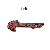 Dodge SRT Metal Car Front Grille Emblem Auto Body Side Sticker Decal