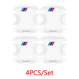 BMW M Power Epoxy Car Door Bowl Handle Anti-collision Protective Stickers Scratches Film
