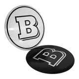 4Pcs 56/90mm Mercedes Benz Brabus Car Wheel Hub Sticker Decal