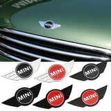 ABS Car Styling for Mini Cooper Logo R55 R56 R60 R61 Auto Engine Hood Emblem Sticker Refit Replacement Front Head Accessories