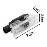 2PCS Car Door Welcome Laser Shadow Lamp Projector LED Light for Alfa Romeo Stelvio Mito Giulietta Giulia