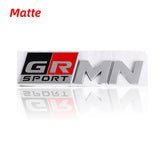 Car Rear Body Emblem Decal for GR Sport MN Yaris Hiace Estima Hilux Rav4 Supra Camry Crown Prado Levin CHR Avalon Corolla