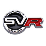 2x1.2cm Land Rover SVR Metal Car Center Control Sticker Steering Wheel  Emblem Badge