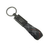 Audi Logo Oxford Webbing Metal Car Keychain