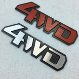 Jeep 4x4 4WD Logo Alloy Car Body Side Sticker Decal Trunk Emblem Badge