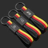 For Volkswagen VW R Logo Teramont Santana Tiguan R32 T5 Bora Golf 5 6 7 Jetta POLO Car Keychain Logo Keyring Key Pendant Key Fob Decoration