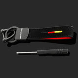 Mercedes Benz AMG Suede Car Keychain Auto Key Holder Keyring Pendant