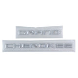 Jeep Grand Cherokee Logo 2021 2020 2019 2018 ABS Car Rear Sticker Auto Body Side Emblem Badge