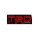 Metal Car Trunk Badge Rear Sticker for TRD Logo Corolla Rav4 Prius Camry Land Cruiser Highlander Yaris Auris Emblem Decal