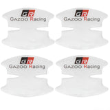 8PCS Toyota GR Sport Car Door Bowl Handle Anti-collision Protective Stickers Scratches Film
