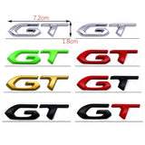 Peugeot GT Metal Car Rear Sticker Trunk Emblem Badge Decal