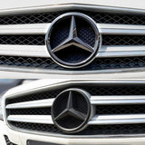 18.8cm ABS Car Front Grille Center Badge Cover for Mercedes Benz W204 W205 W210 W211 W212 W213 C E Class GLA GLK ML GLC GLE