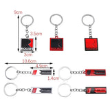 Ford Roush Logo Metal Car Keychain Keyring