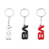 Honda V8 Logo Metal Car Key Rings Keychain Pendant