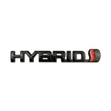 13.4x2cm Car Trunk Front Girlle Badge Sticker for Toyota Hybrid Yaris Avalon Auto Whole Body Emblem Decal Exterior Accessories