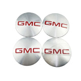 4pcs/set 56mm GMC Car Wheel Center Hub Cap Sticker Decal
