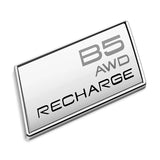 Volvo T3 T4 T5 T6 T8 AWD RECHARGE Logo Metal Car Rear Sticker Decal Emblem Badge