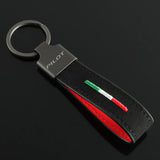 Honda Pilot Logo Suede Car Keychain Pendant Key Chain Holder