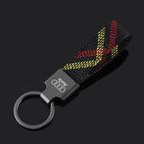 Audi Oxford Webbing Metal Car Keyring