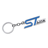 Ford ST Line Logo Metal Car Keychain Keyring