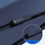 3pcs Aluminum Alloy Mercedes Benz Car Stickers Decal