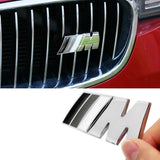 BMW M Power Metal Car Front Grille Emblem Rear Sticker