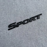Metal Car Sticker Rear Trunk 3D SPORT Emblem Grille Badge for Highlander Carmy Avalon Prius Corolla Yaris Hilux Styling