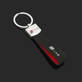 Audi Sline Suede Car Keychain Keyring