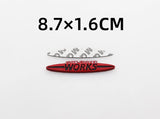 3D Car Rear Sticker Side Fender Emblem Accessories for Mini Cooper S John Cooper Works Logo R50 R52 R53 R55 R56 F54 F55 F56 F60