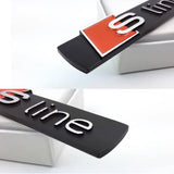 Audi Sline Metal Car Rear Sticker Side Emblem Badge Decal