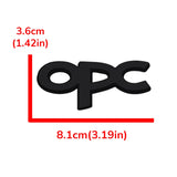 Opel OPC Logo Metal Front Grille Emblem Badge Rear Sticker Decal