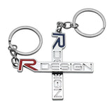 Volvo R Design Logo Metal Car Key Rings Keychain Pendant