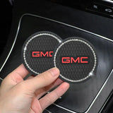 2PCS GMC Diamond Car Water Coaster Cup Mat