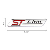 Ford ST line Logo Metal Car Rear Sticker Decal Auto Body Emblem Badge