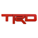Car Trunk Badge Rear Sticker for TRD Logo Corolla Rav4 Prius Camry Land Cruiser Highlander Yaris CHR Auris Emblem Decal