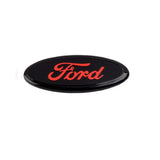 58x22mm Ford Aluminum Alloy Car Steering Wheel Cover Sticker Decal