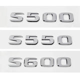Mercedes Benz S500 S550 S600 S650 S300L S320L S500L S600L ABS Car Rear Sticker Decal