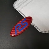 58x22mm Ford Epoxy Carbon Car Steering Wheel Sticker Decal