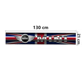 130x21cm MINI Cooper Car Front Trunk Windshield Sunshade Sticker Decal