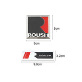Ford Roush Logo Metal Car Front Grille Emblem Badge Decal
