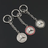 Mercedes Benz Diamond Metal Car Key Ring Pendent